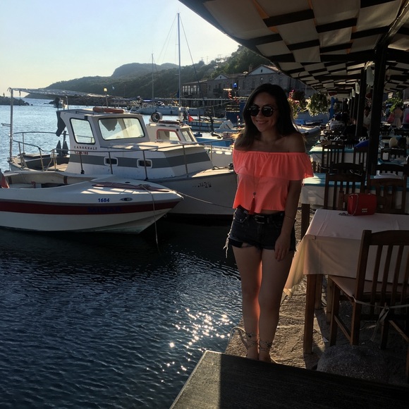 Topshop off the shoulder top size:4 🧡 brand new! - Picture 12 of 12